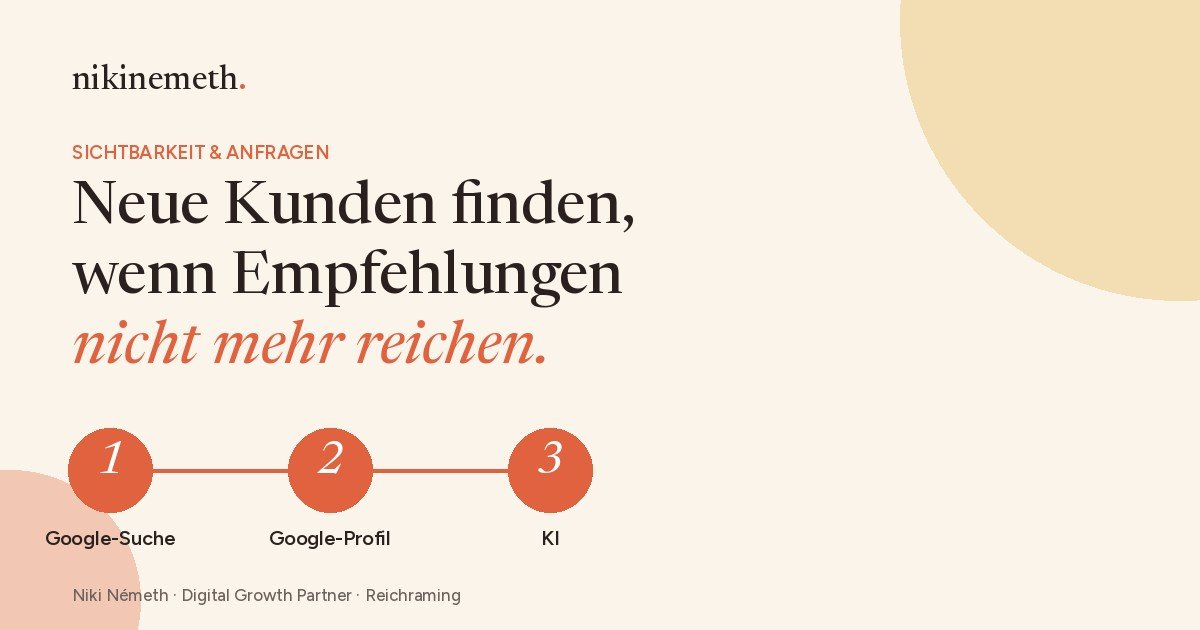 Neue Kunden finden, wenn Empfehlungen nicht mehr reichen